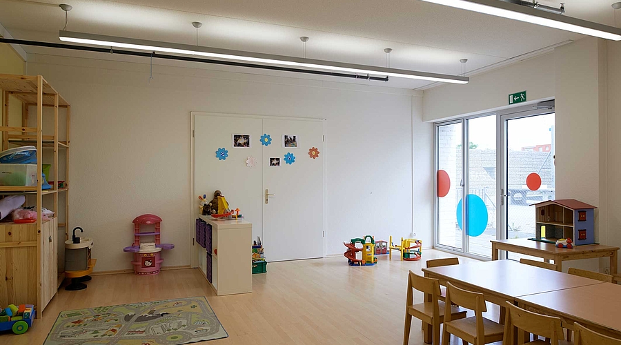 Kinderraum im Zentrum ELCH CeCe-Areal Kinderraum im Zentrum ELCH CeCe-Areal