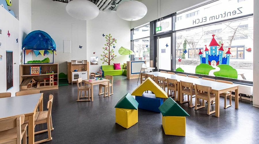 Der Kinderraum des Zentrums ELCH Accu Der Kinderraum des Zentrums ELCH Accu